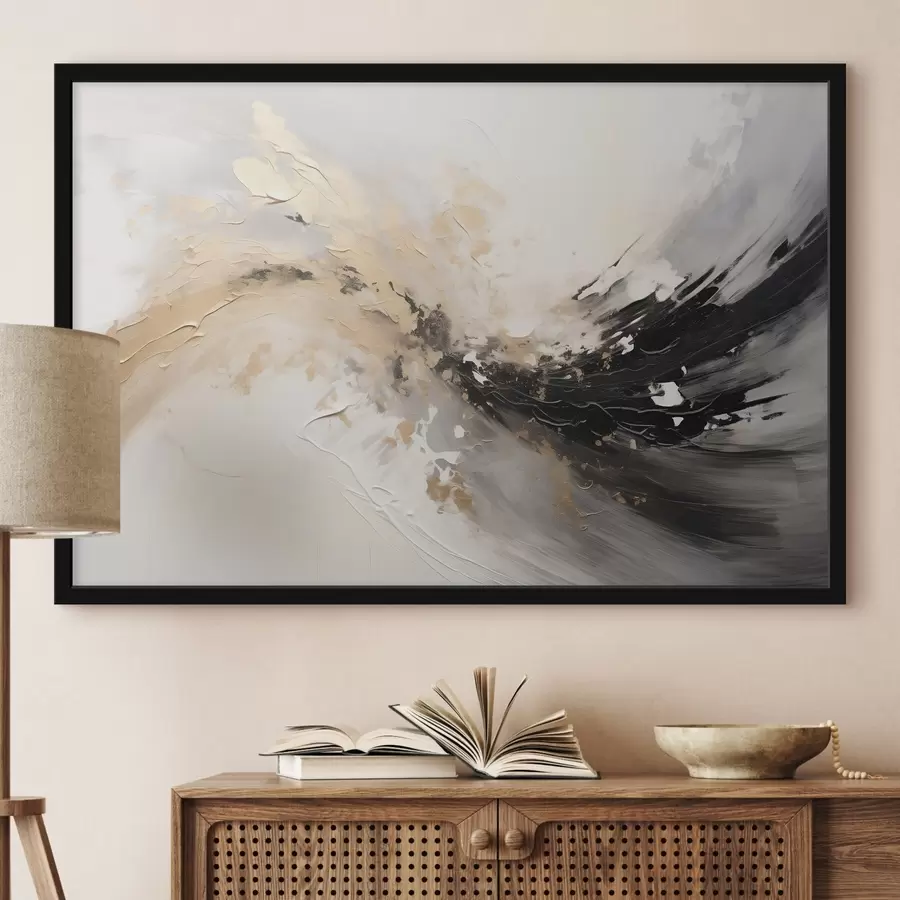 Fototapetes Abstrakta kompozīcija, glezniecības imitācija f44519