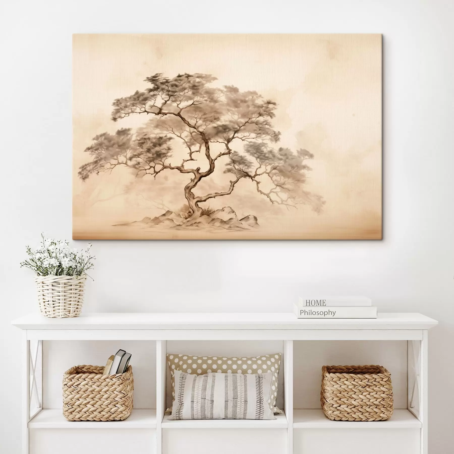 Fototapetes Koks uz kalna s44523