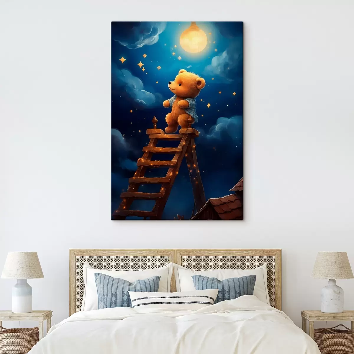 Glezna Lācēns un mēness s44534