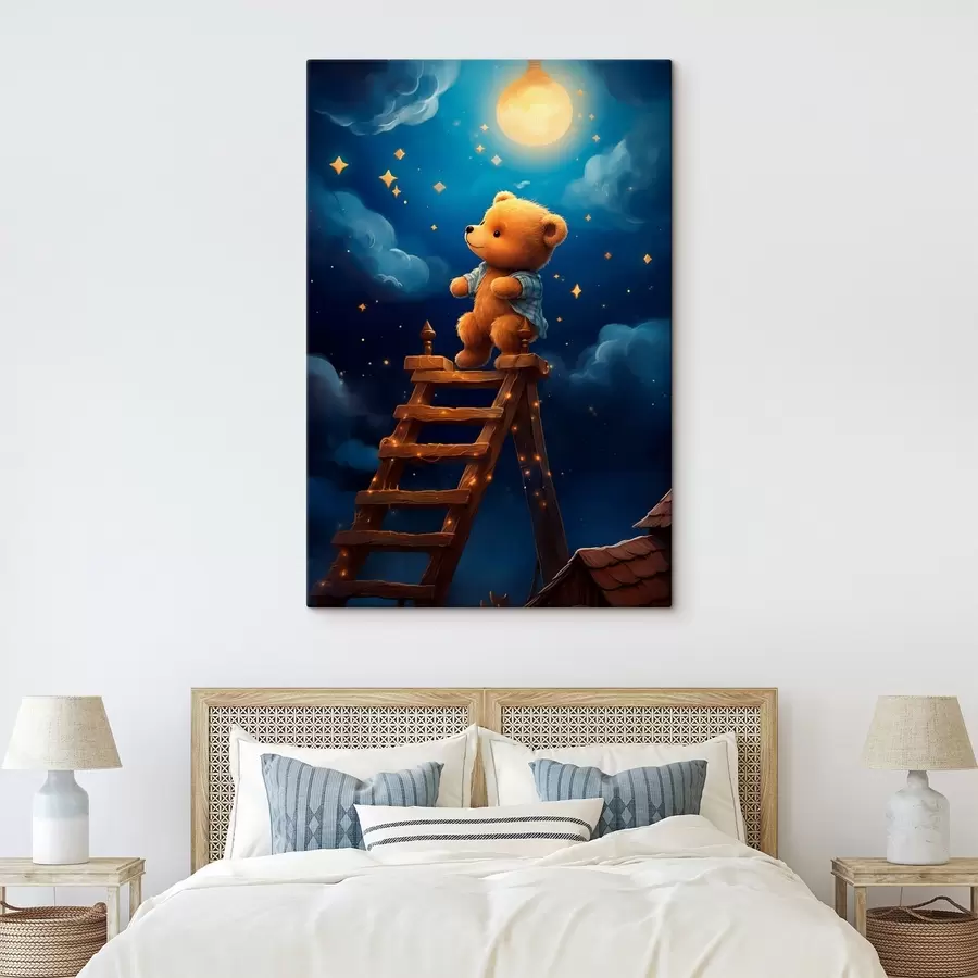 Glezna Lācēns un mēness s44534