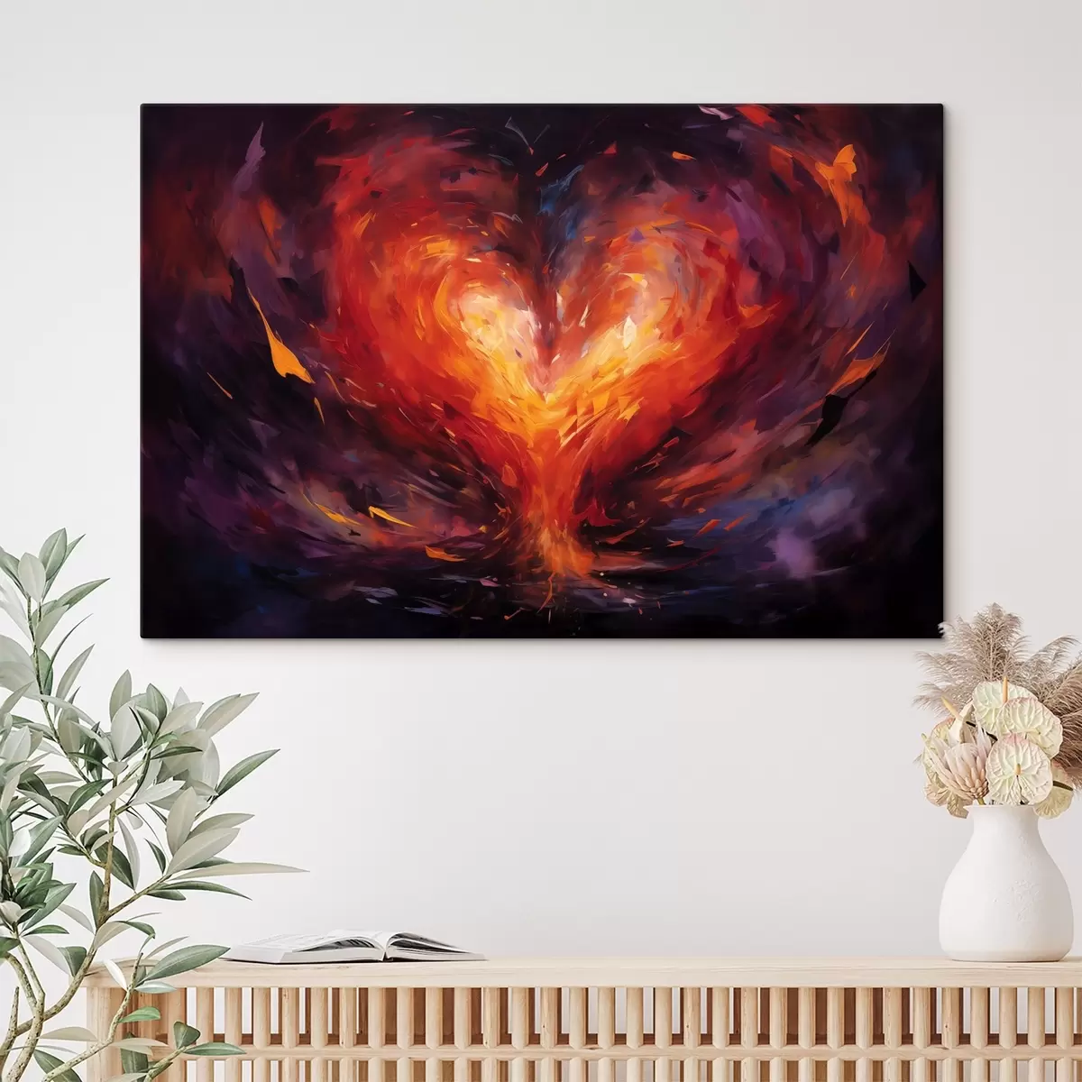 Glezna Ugunīgā sirds s44537
