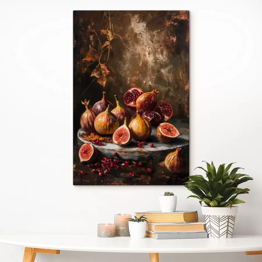 Glezna Vīģes un granātābols s44544
