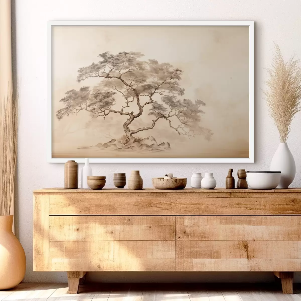 Plakāts Koks uz kalna f44523