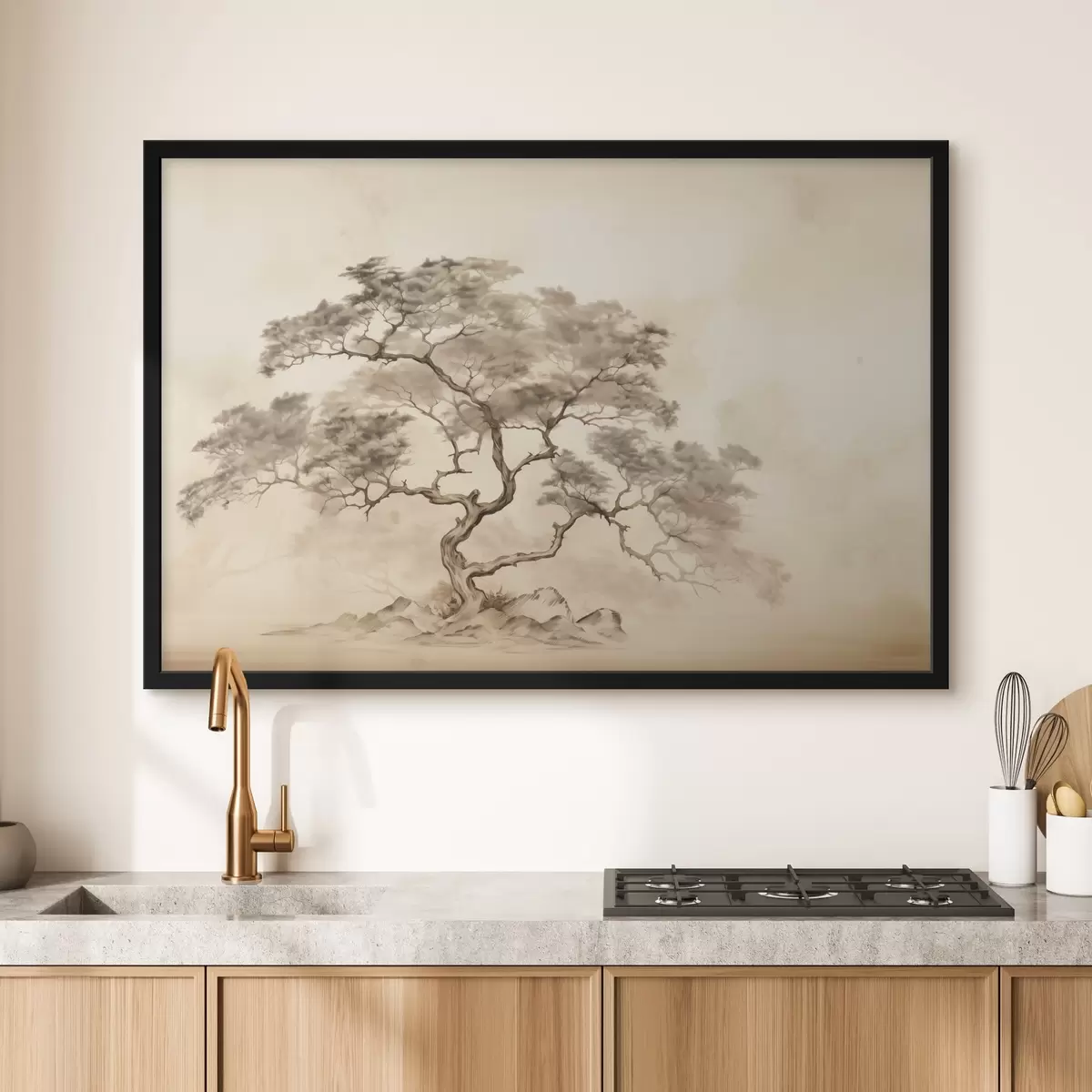 Plakāts Koks uz kalna f44523