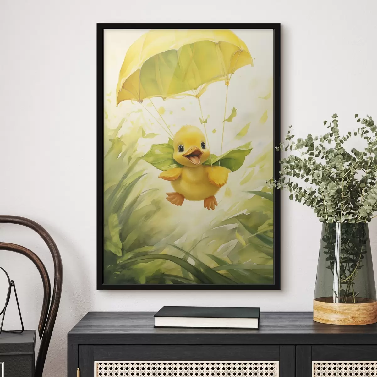 Plakāts Pīlēns ar izpletni f44529