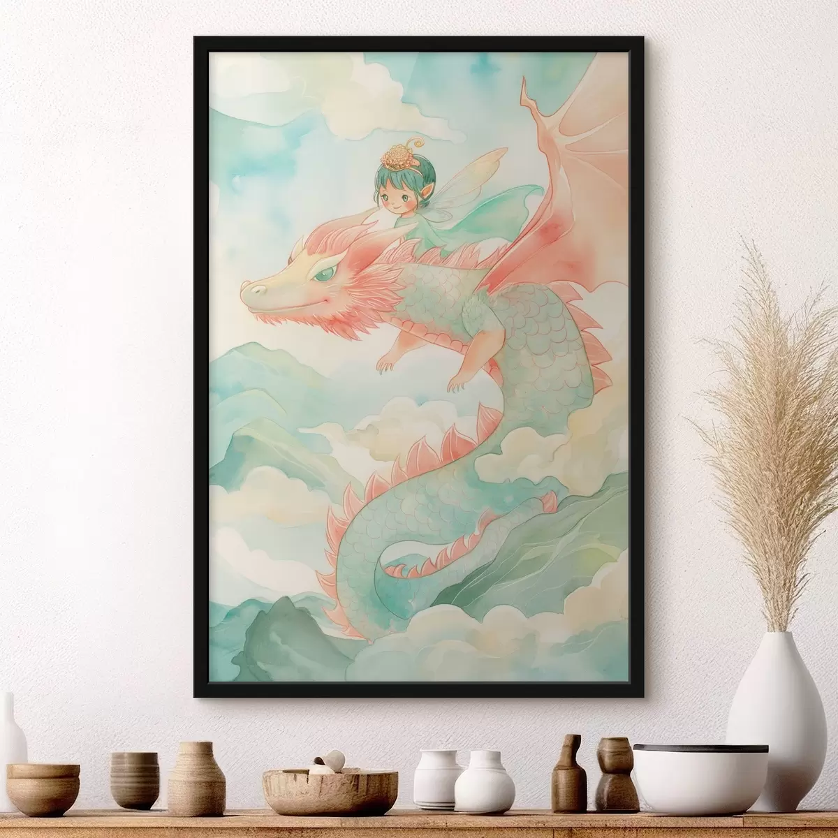 Plakāts Pasaku un pūķis f44532