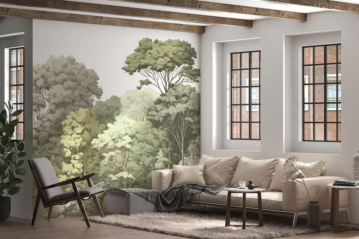 Fototapetes Meža vainagi w04044