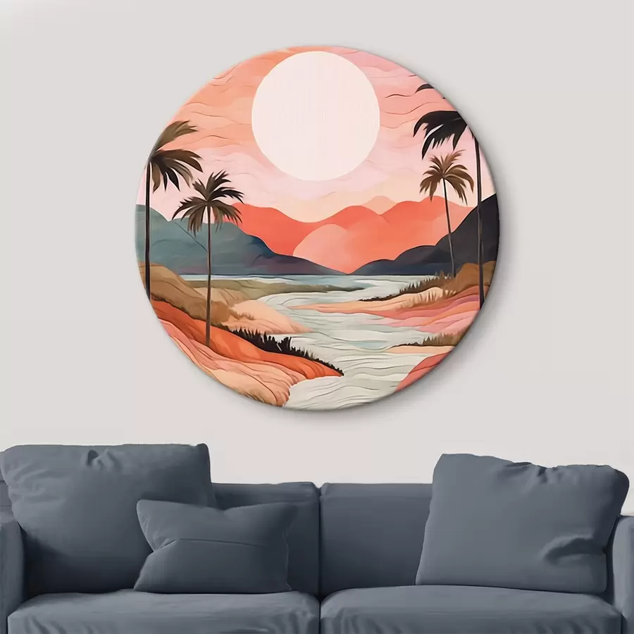 Glezna Ainava ar upi r44568