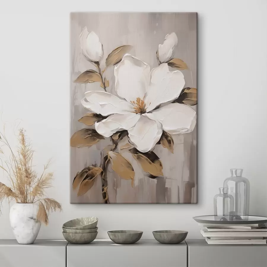 Glezna Liela ziedu imitācijas glezna s44581