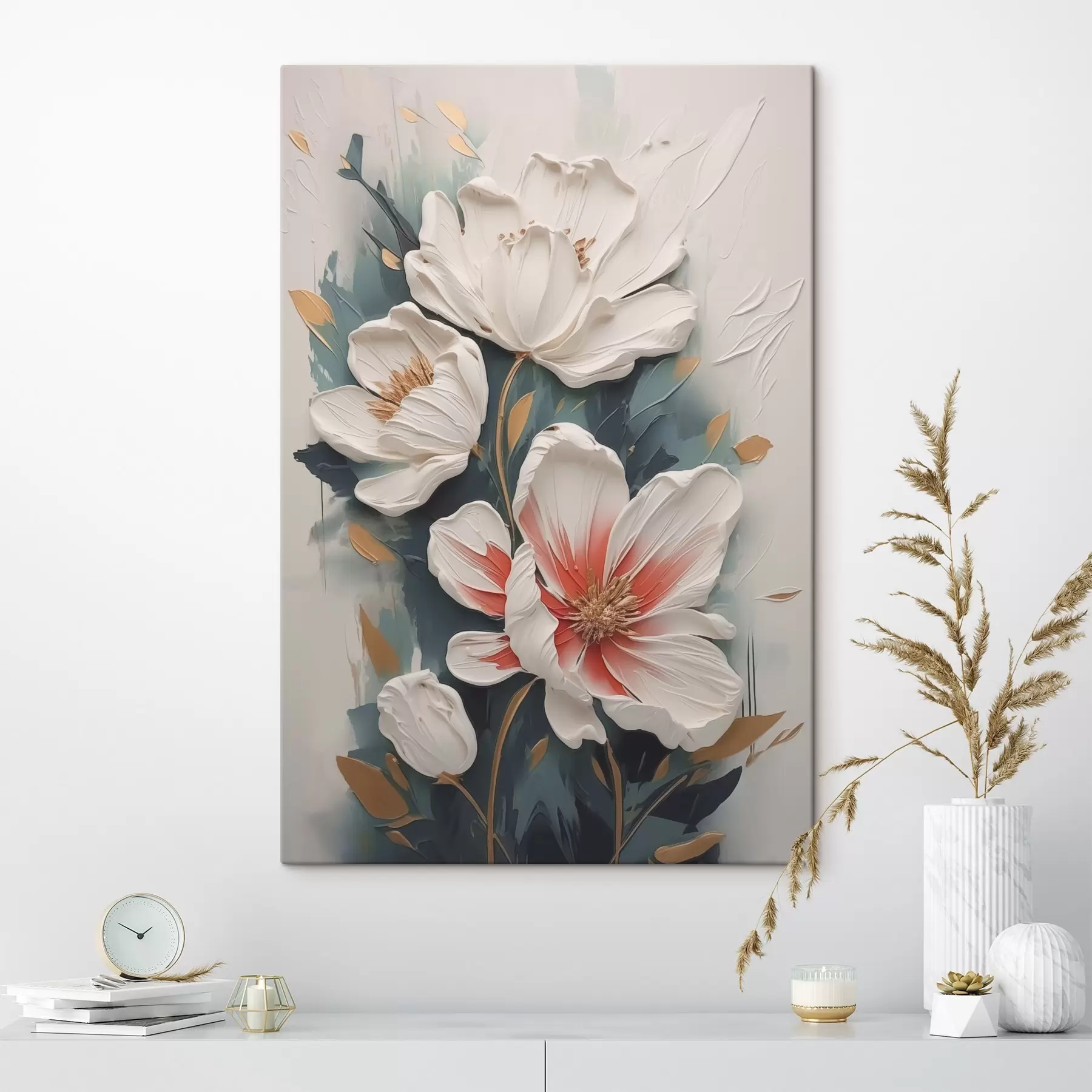 Glezna Abstrakti ziedi s44587