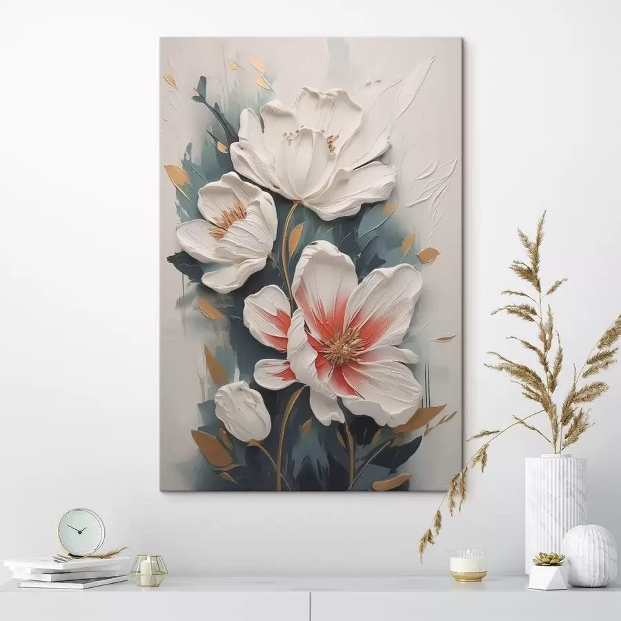 Glezna Abstrakti ziedi s44587