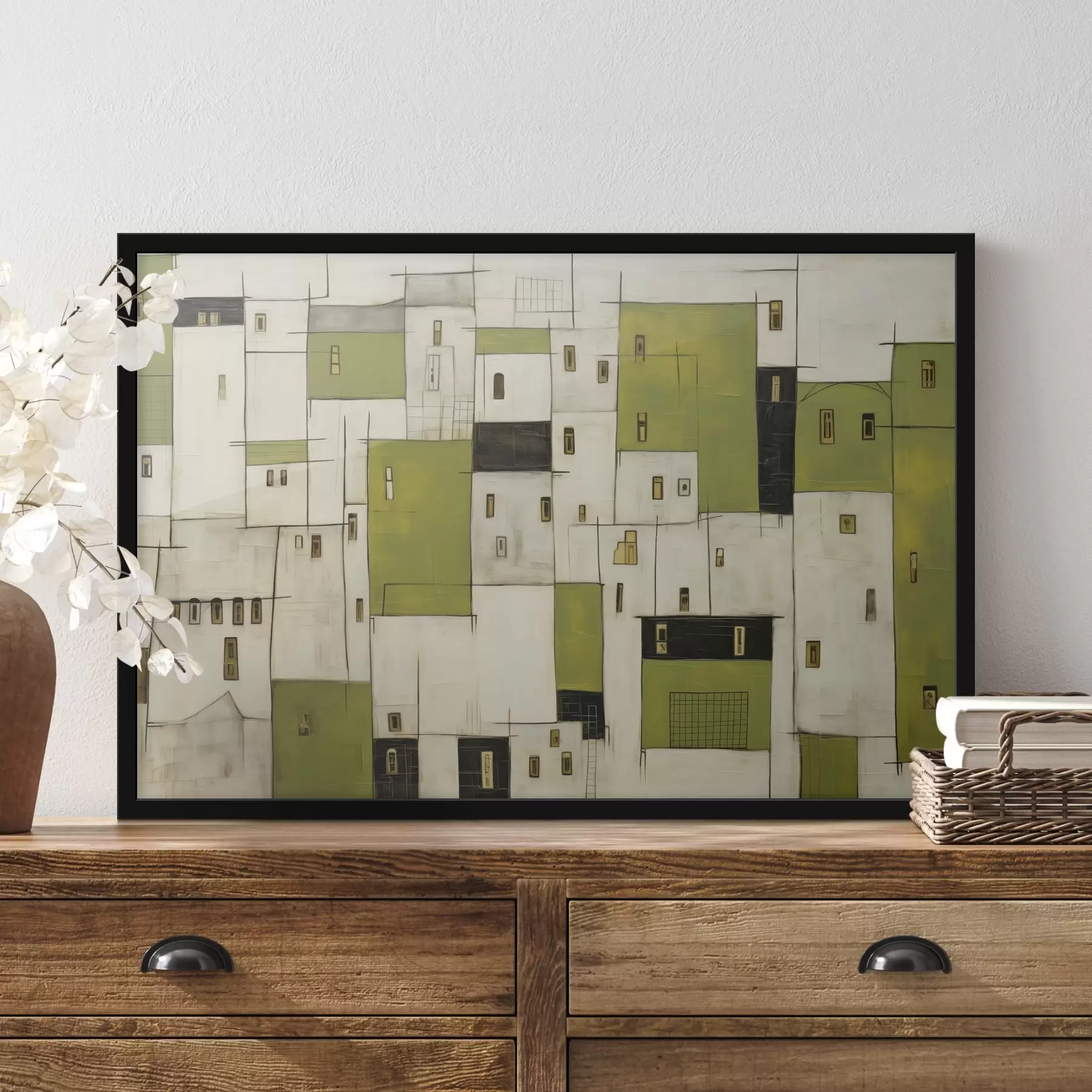 Fototapetes Abstraktās mājas f44582