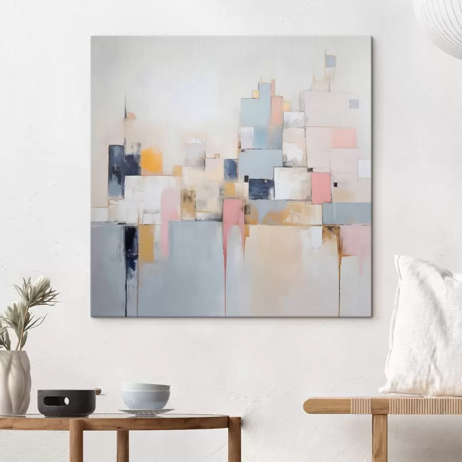 Glezna Abstraktā pilsētas imitācijas glezniecība s44638