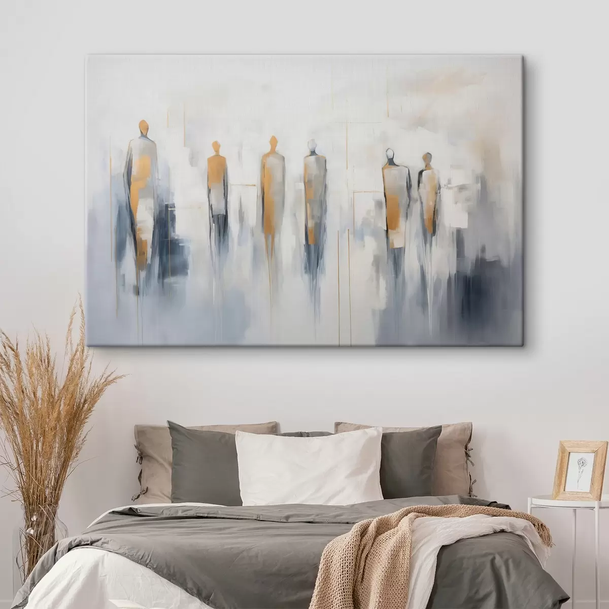 Glezna Cilvēku abstraktie silueti s44639