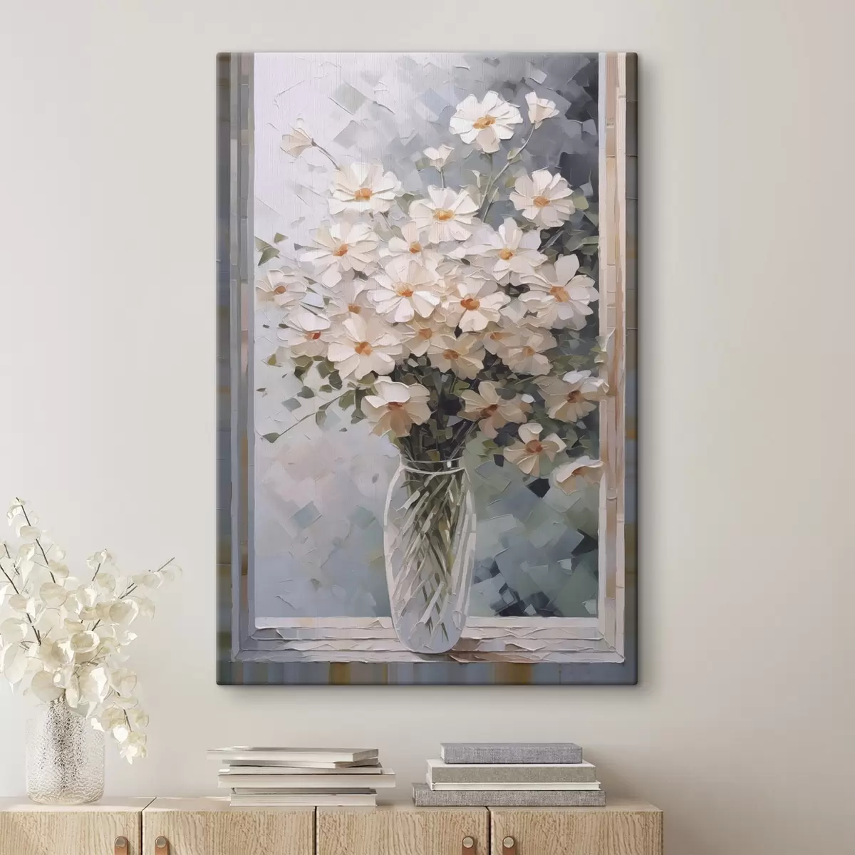 Glezna Smalki ziedi vāzē s44651