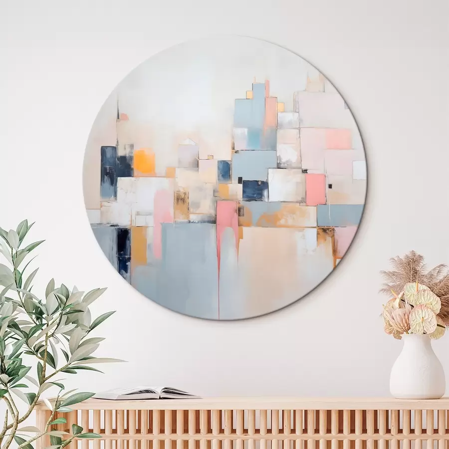 Glezna Abstraktā pilsētas imitācijas glezniecība r44638