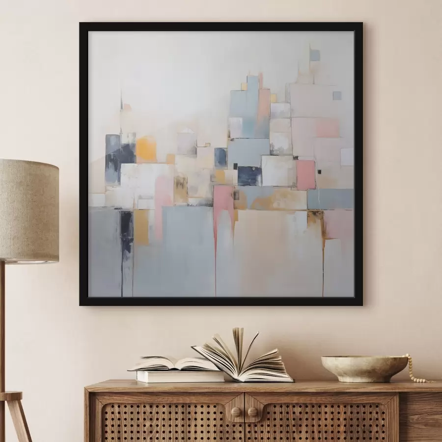 Fototapetes Abstraktā pilsētas imitācijas glezniecība f44638