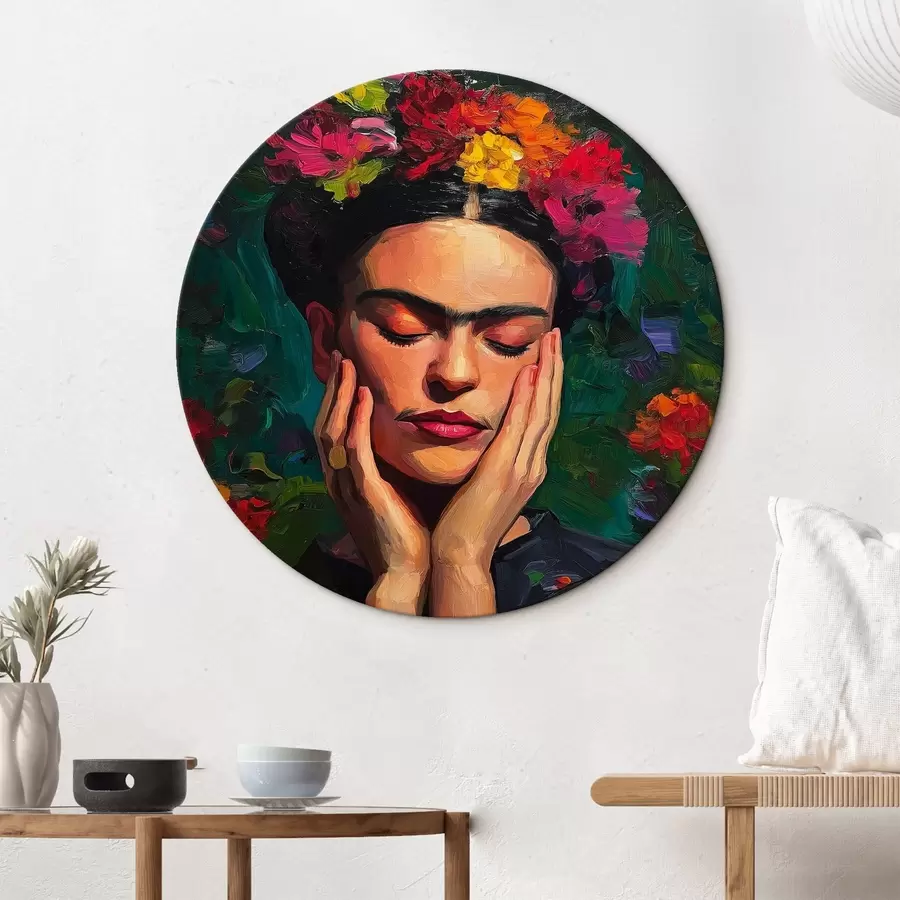 Glezna Sieviete ar ziediem, glezniecisks stils r44628