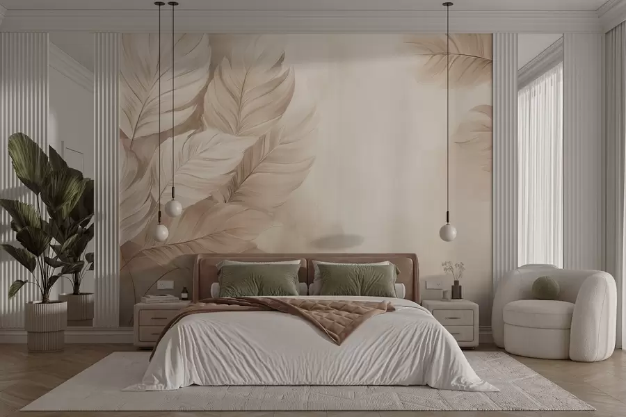 Fototapetes Pasteļlapas w09175v2