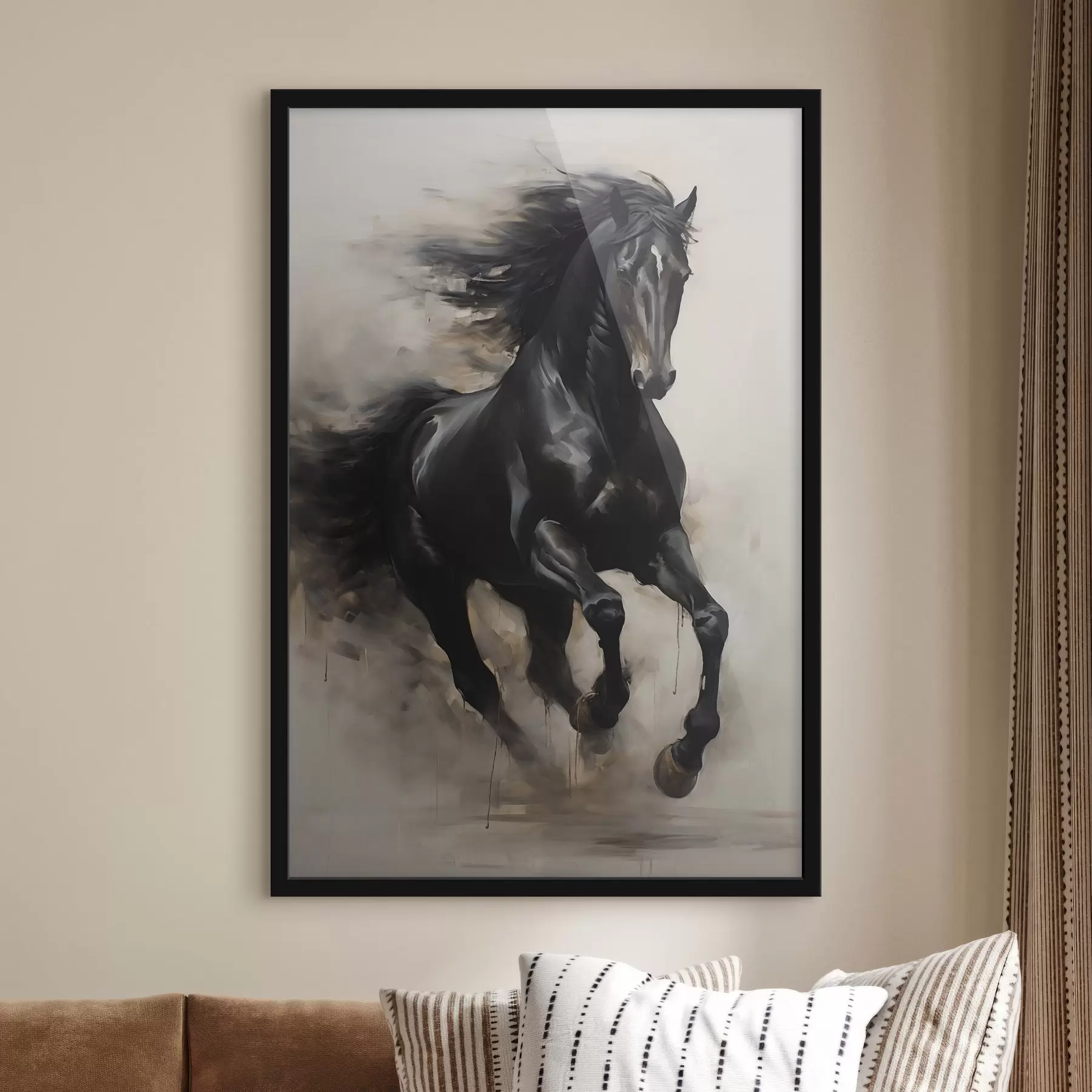 Fototapetes Zirgs kustībā f44661