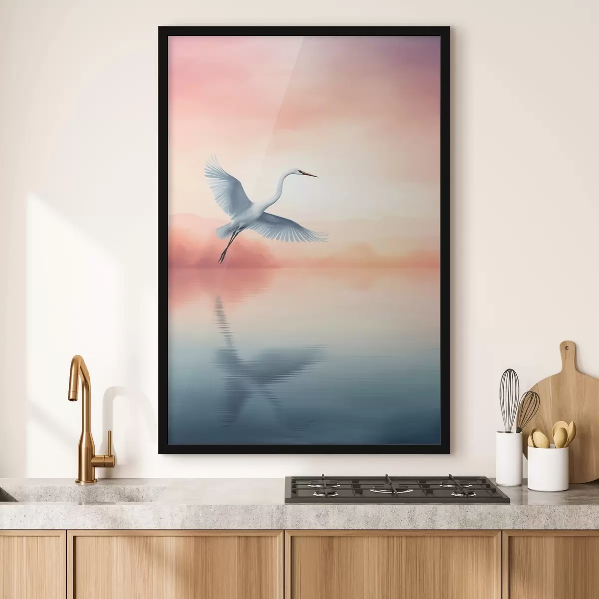 Plakāts Dzērve debesīs f44677