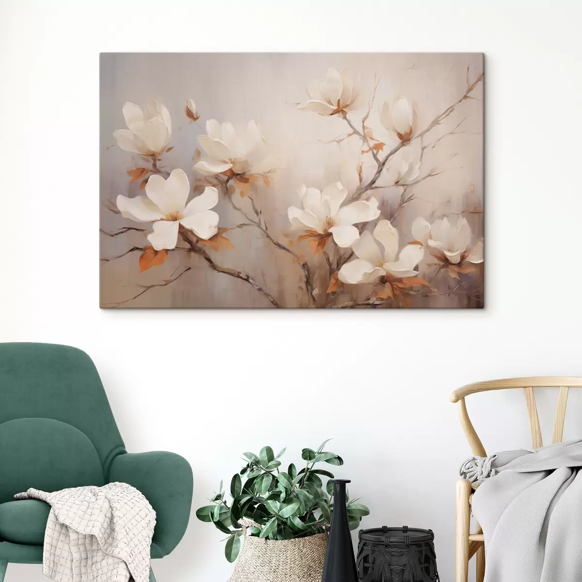 Glezna Magnolijas ziedēšana s44658