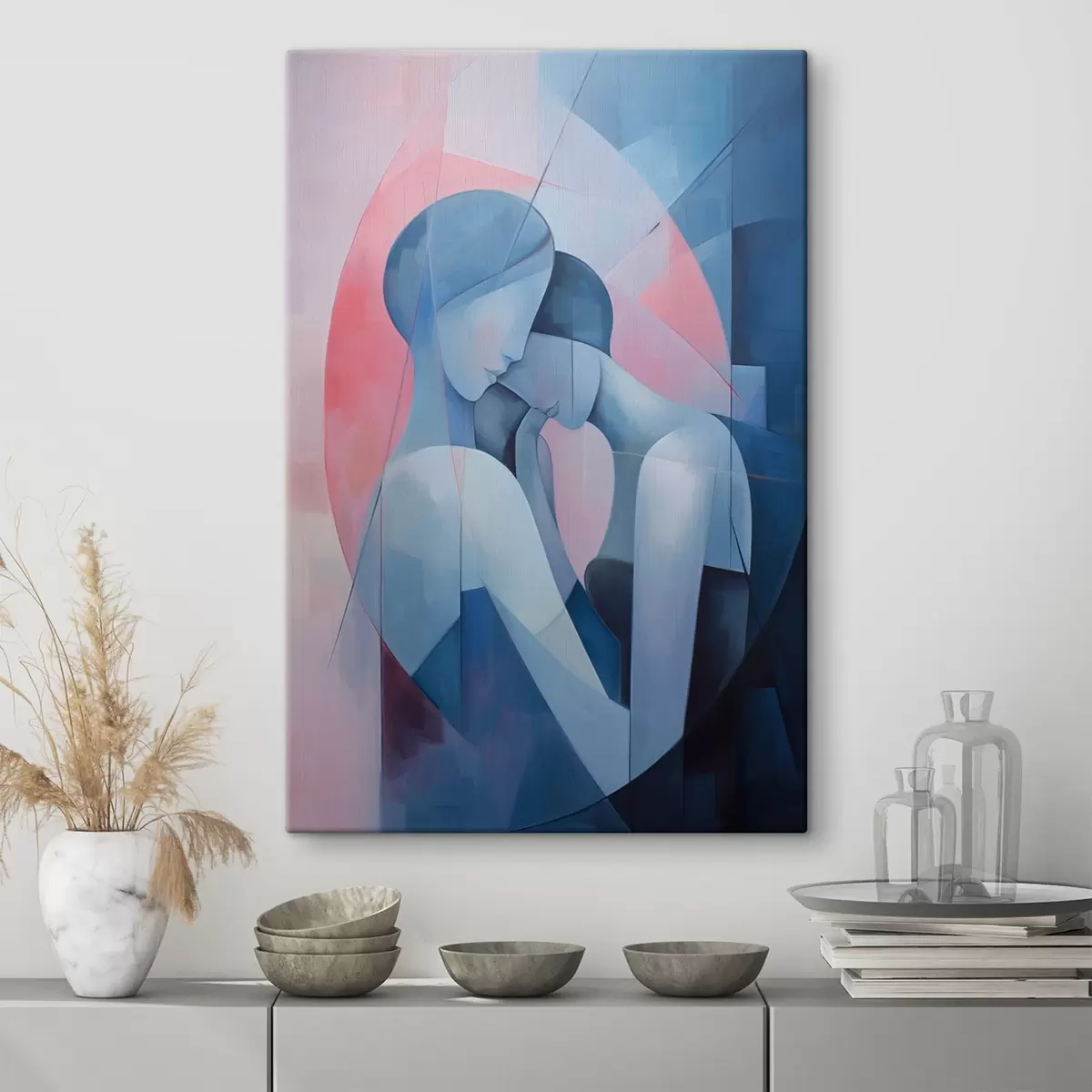 Glezna Divu cilvēku apskāviens s44667