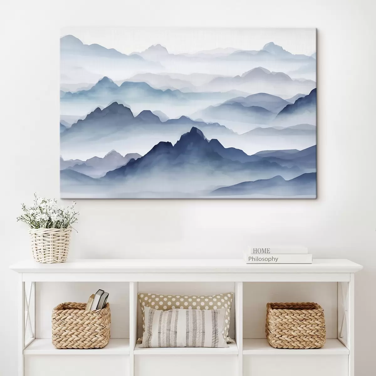 Glezna Kalni zilā krāsā s44685