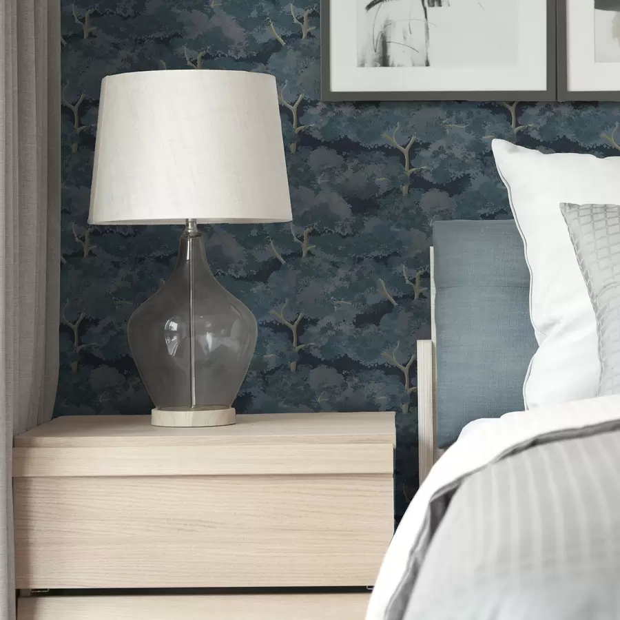 Fototapetes Bēšs un smilšu koku raksts pasteļstilā a00170v1