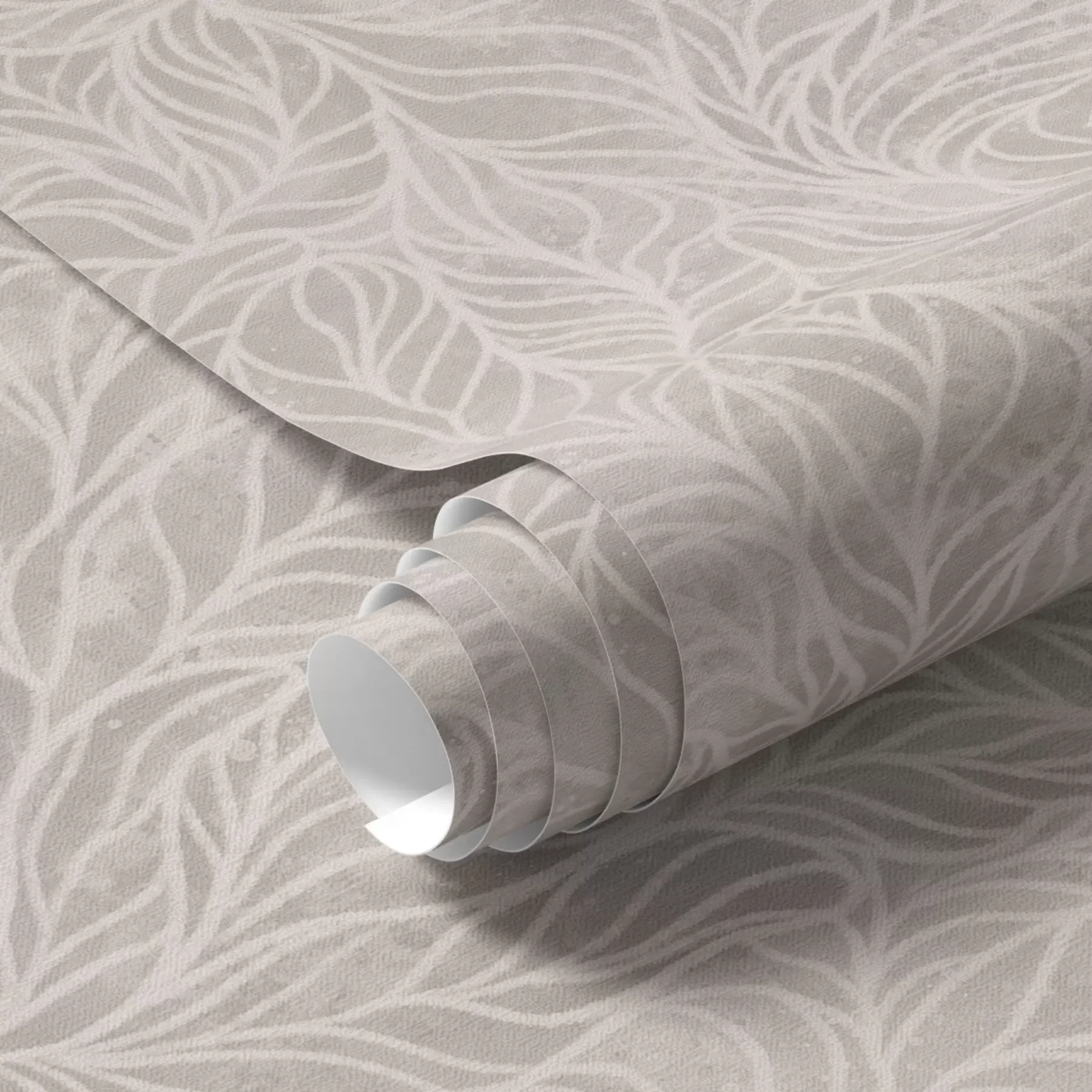 Fototapetes Bēša abstrakta tekstūra ar gludām lapu līnijām a00179