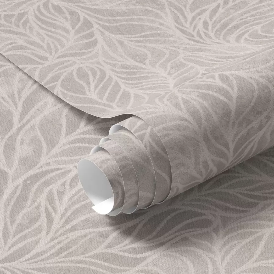 Fototapetes Bēša abstrakta tekstūra ar gludām lapu līnijām a00179