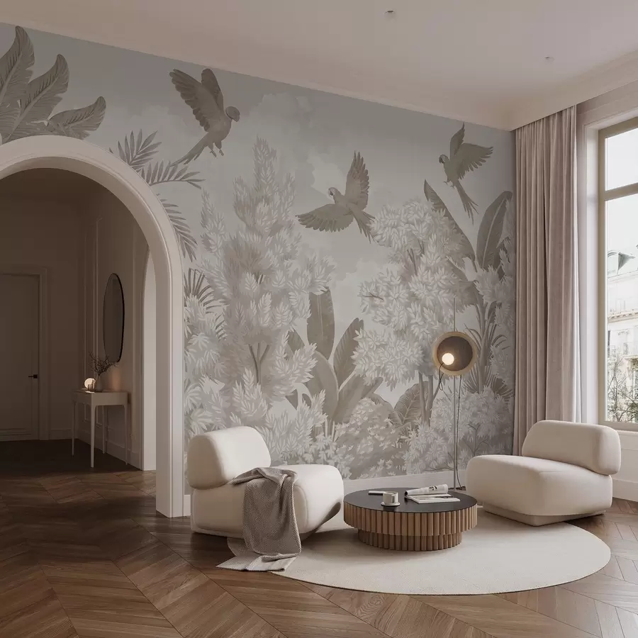 Fototapetes Papagaiļi džungļos w04105v1