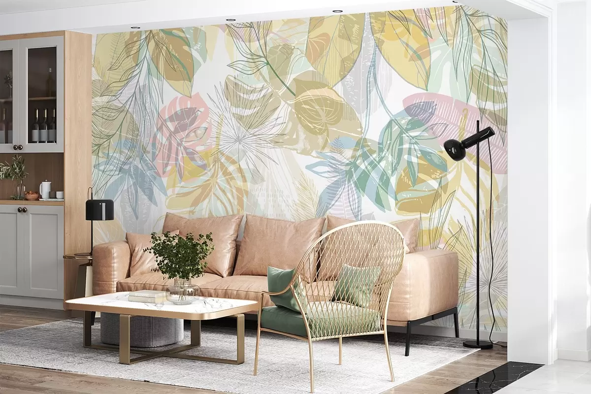 Fototapetes Palmu lapas w04107v2