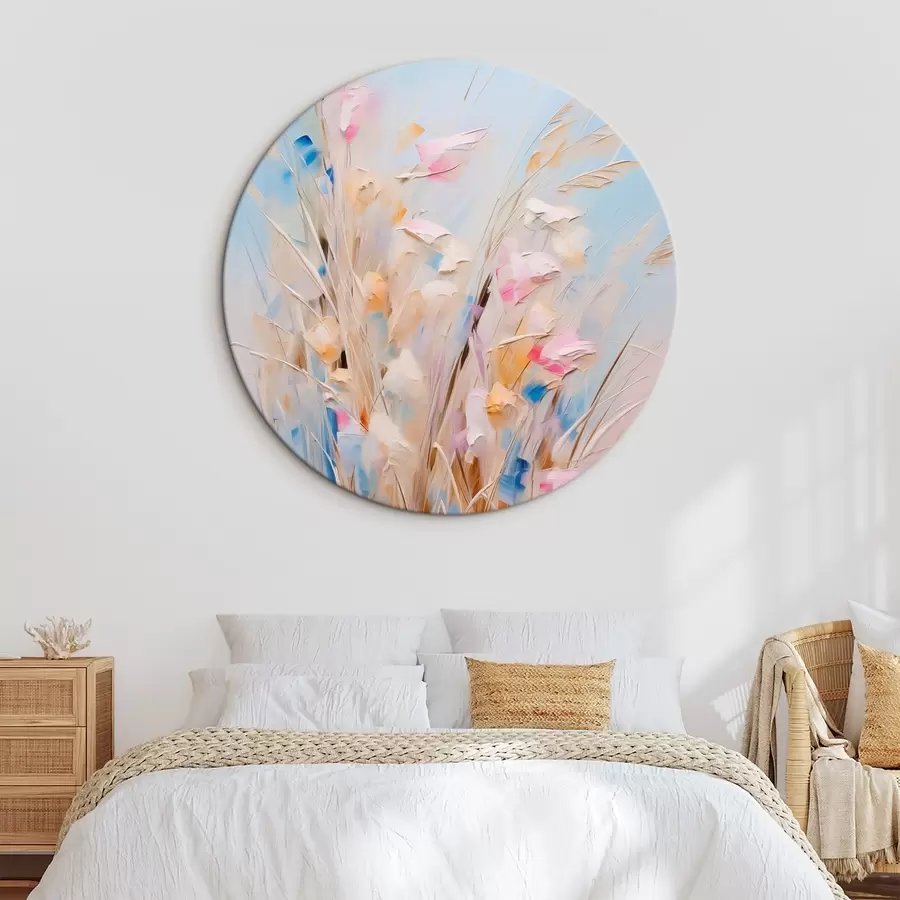 Glezna Lauka zālaugu imitācija gleznošana r44696