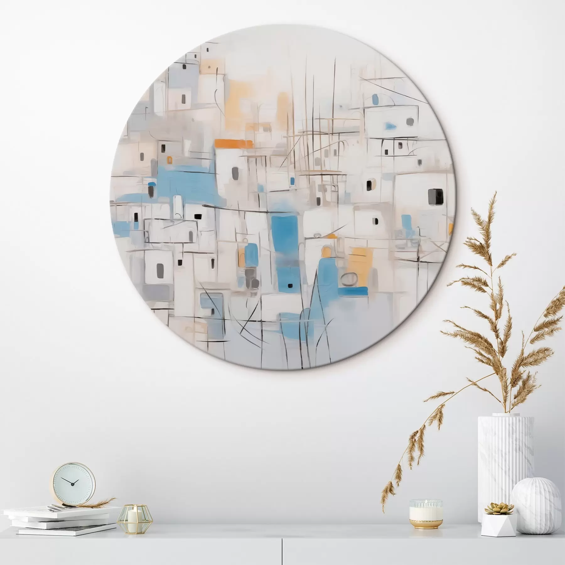 Glezna Home abstraktā imitācija glezniecība r44699