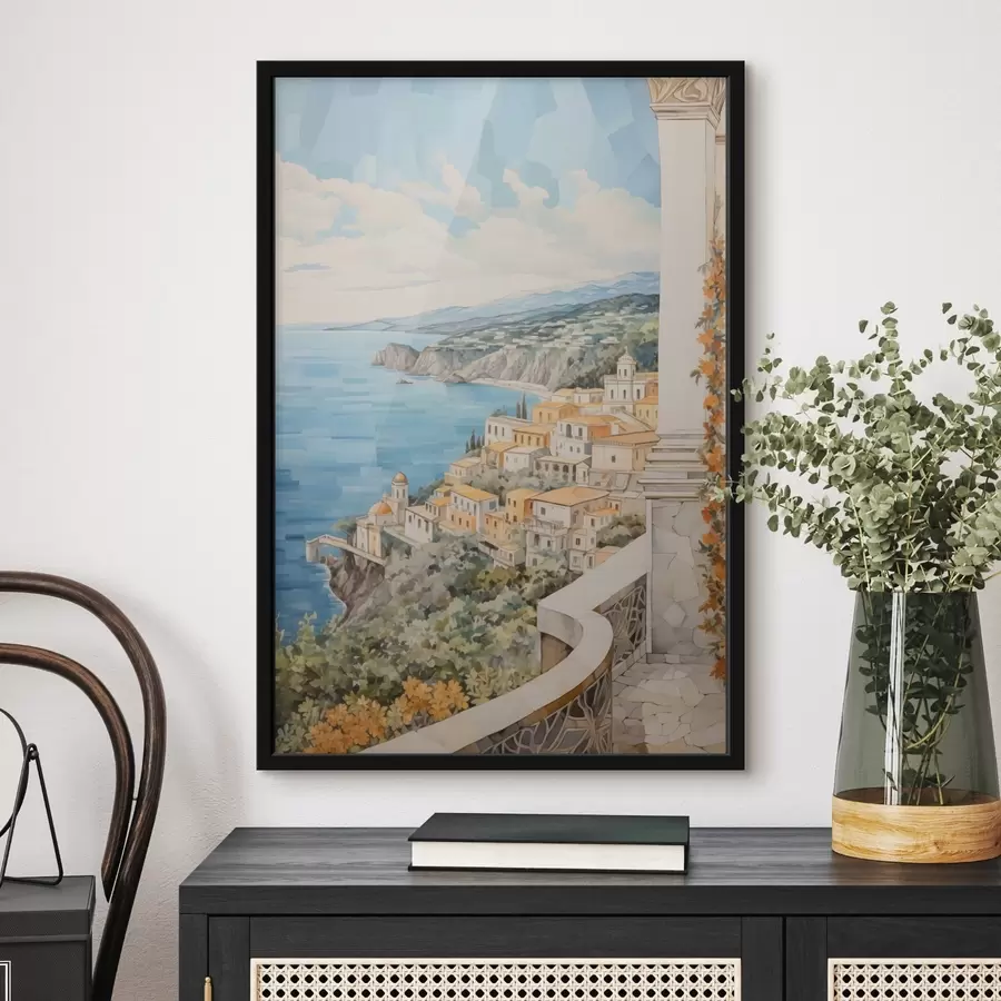 Fototapetes Pilsēta pie jūras f44694