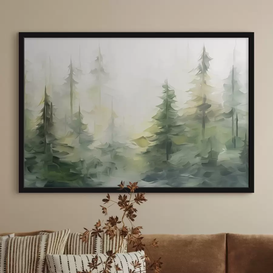 Fototapetes Meža imitācijas glezniecība f44708