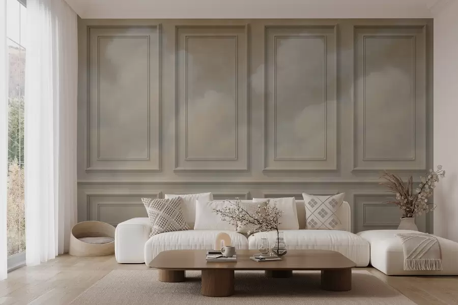 Fototapetes Lējuma imitācija ar gaisīgiem mākoņiem w04110v1