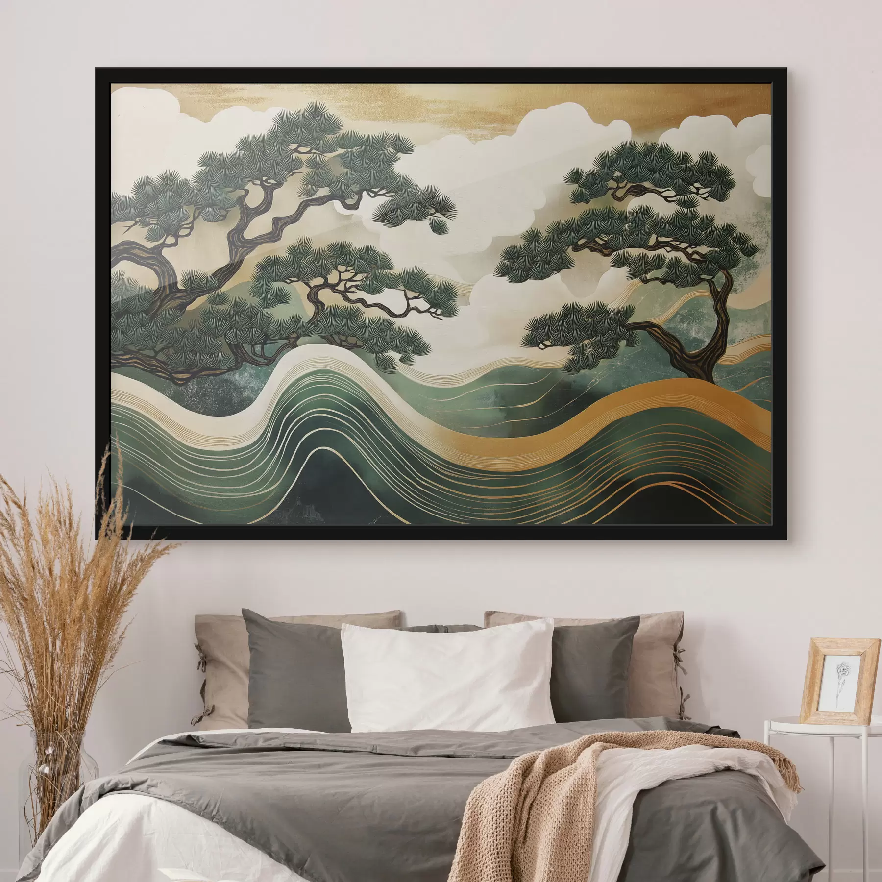 Fototapetes Abstraktas ainavas ar priedēm, ķīniešu stilā f44720