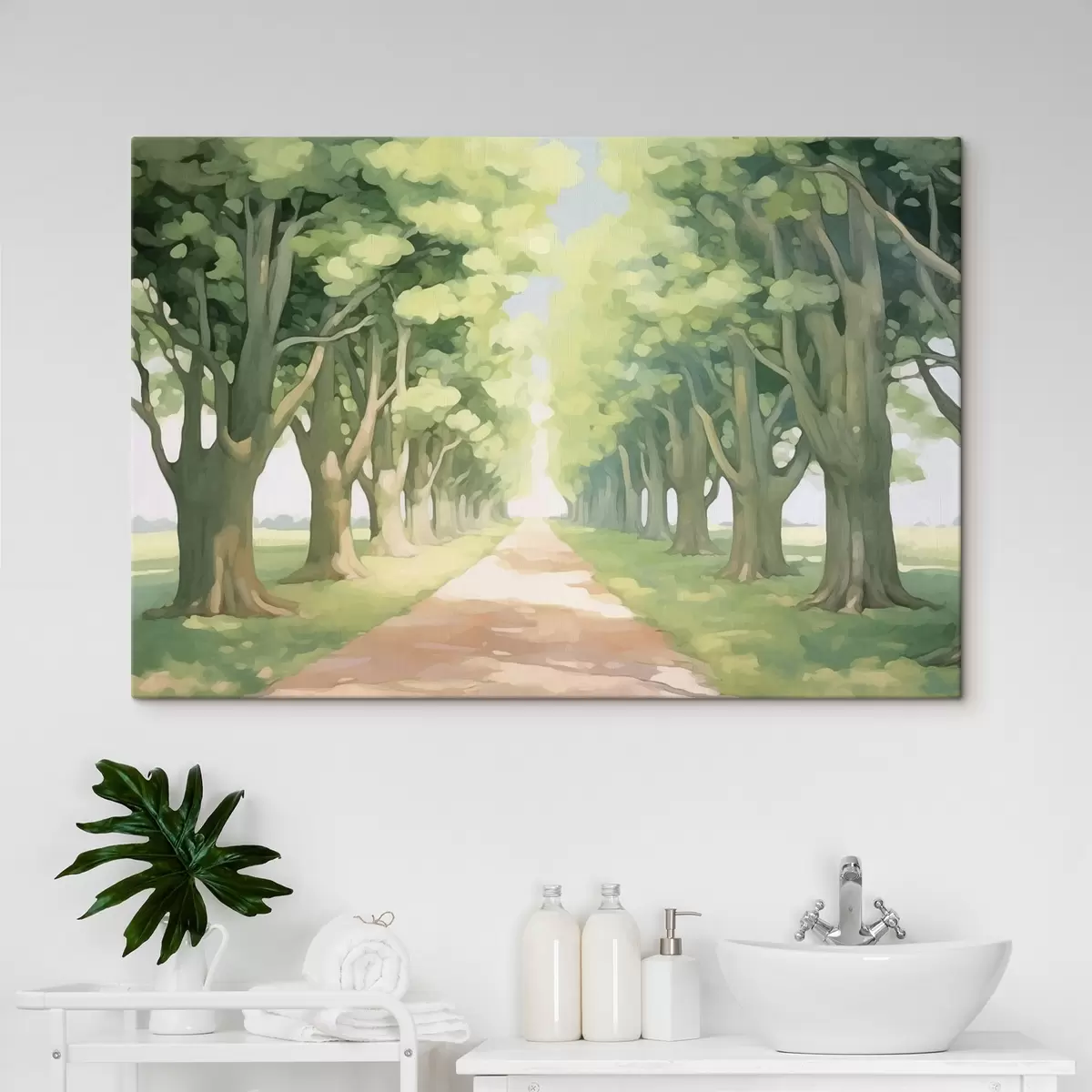 Glezna Koku aleja gar ceļu s44727