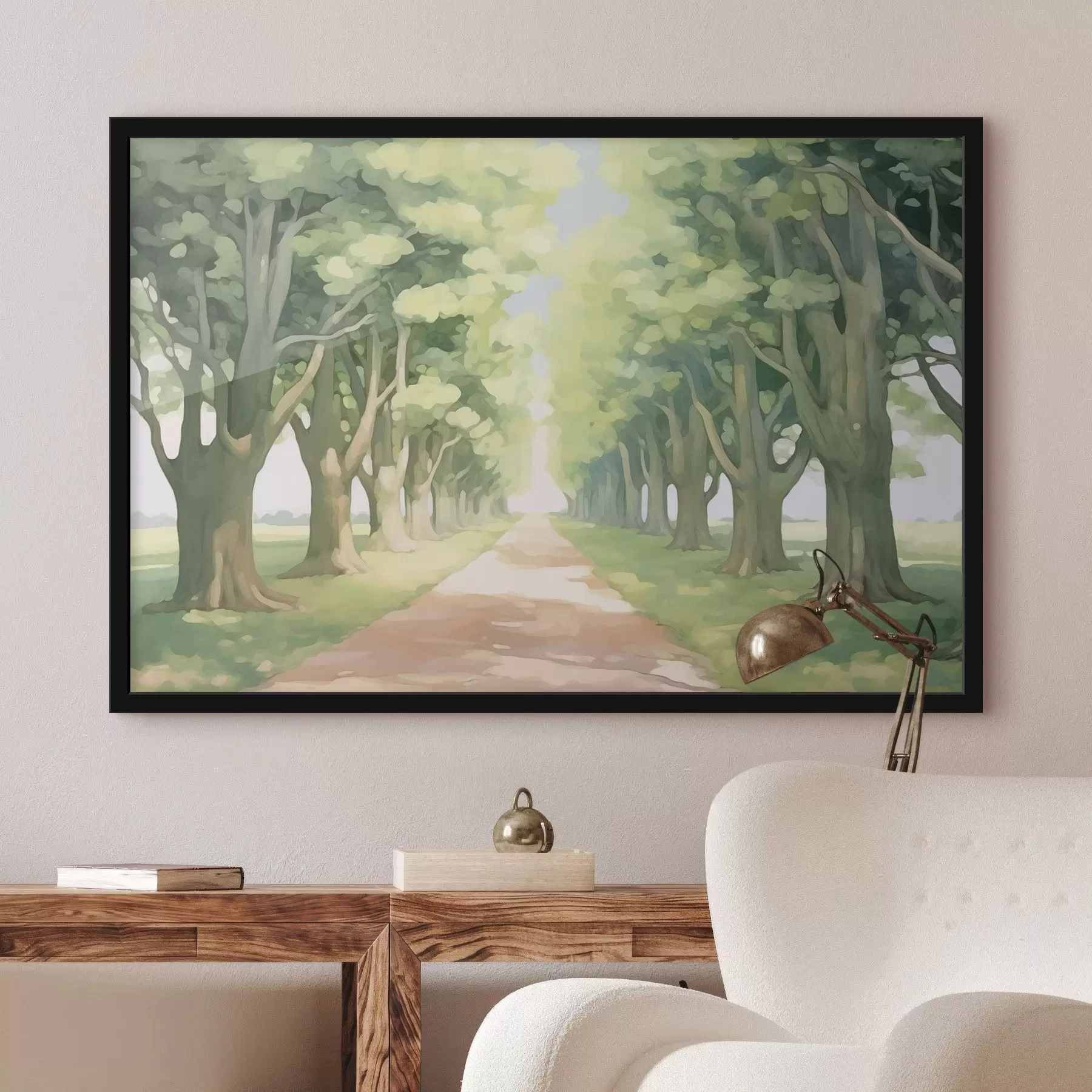 Fototapetes Koku aleja gar ceļu f44727