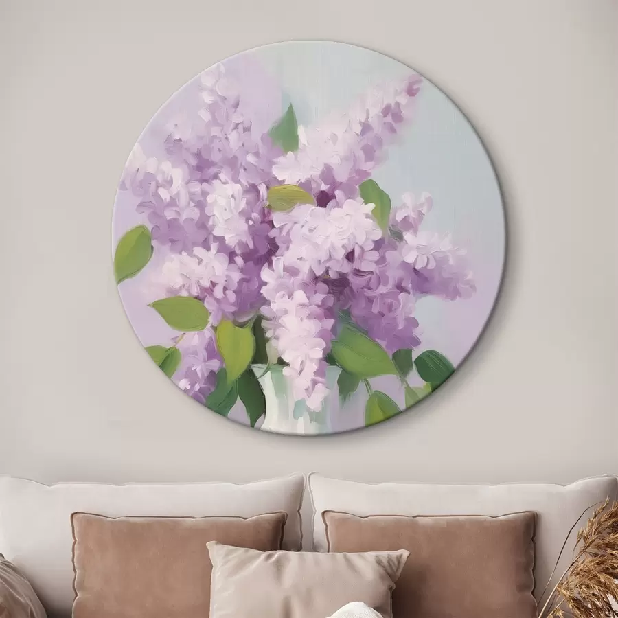 Glezna Ceriņi baltā vāzē r44735