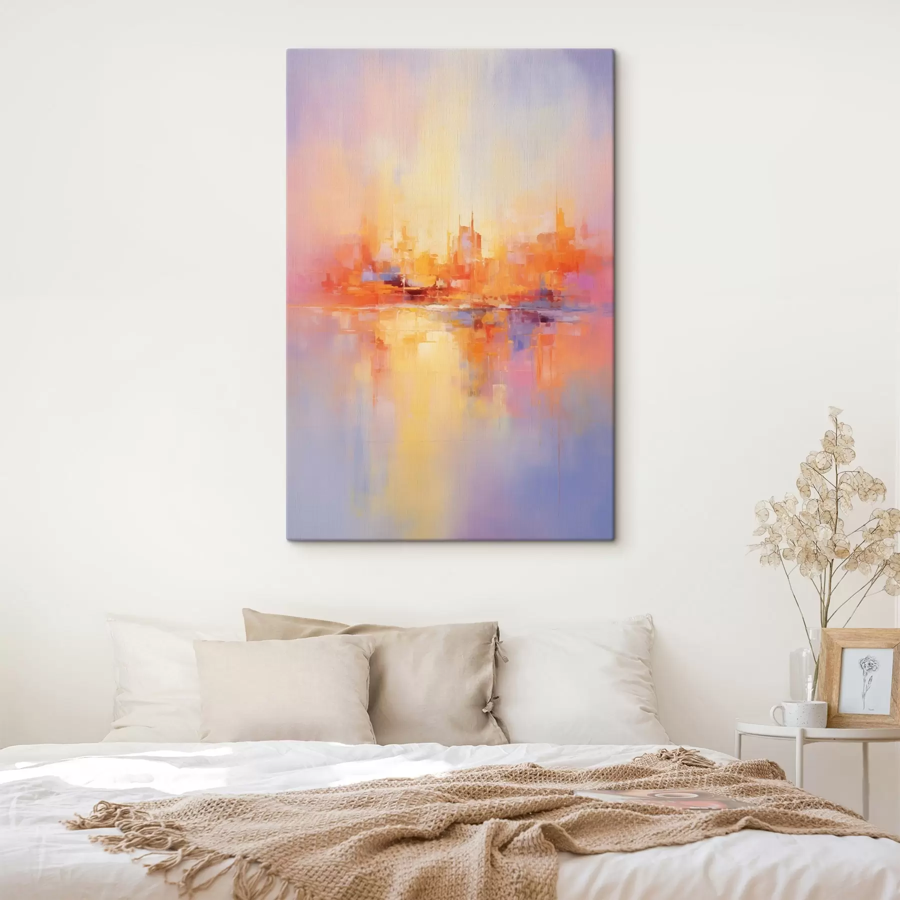 Glezna Daudzkrāsaini triepieni ar otu s44743