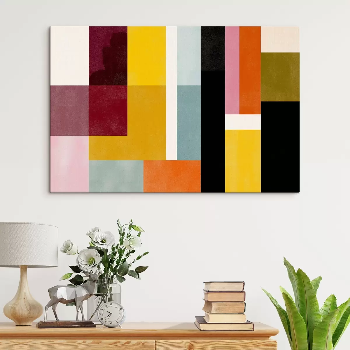 Glezna Mūsdienīga stila krāsu bloki s44755