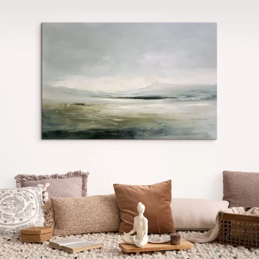 Glezna Minimālisma ainava ar miglu s44756