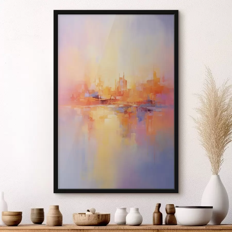 Fototapetes Daudzkrāsaini triepieni ar otu f44743