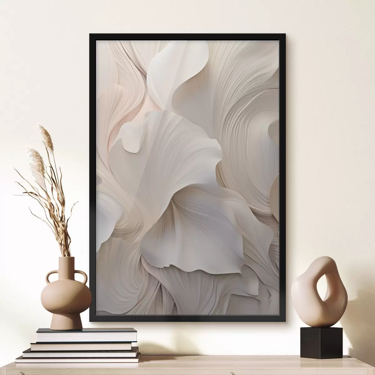 Plakāts Teksturēta virsma gaišos toņos f44745