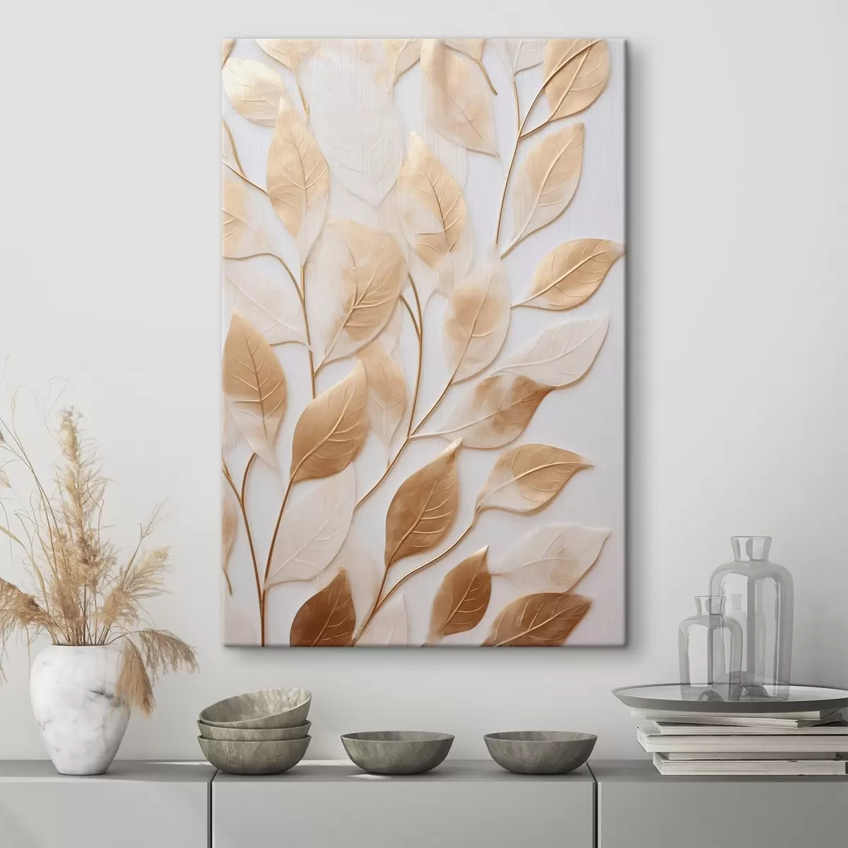 Glezna Lapas uz zariem s44766