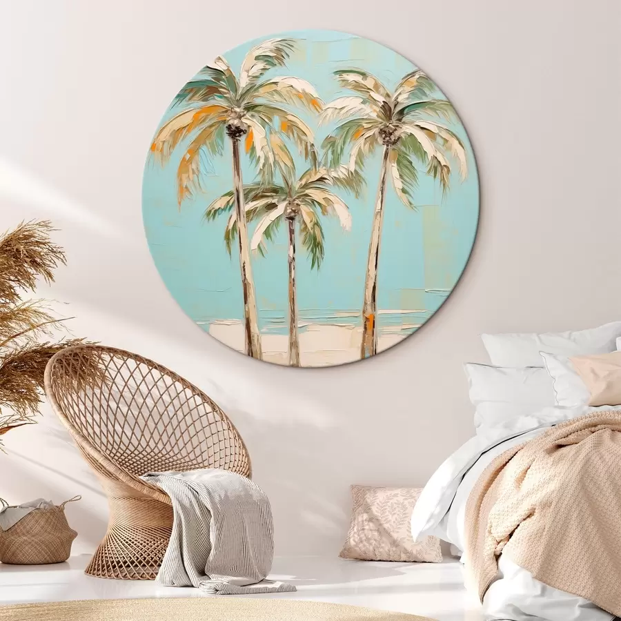 Glezna Palmu koku imitācija glezniecība r44781