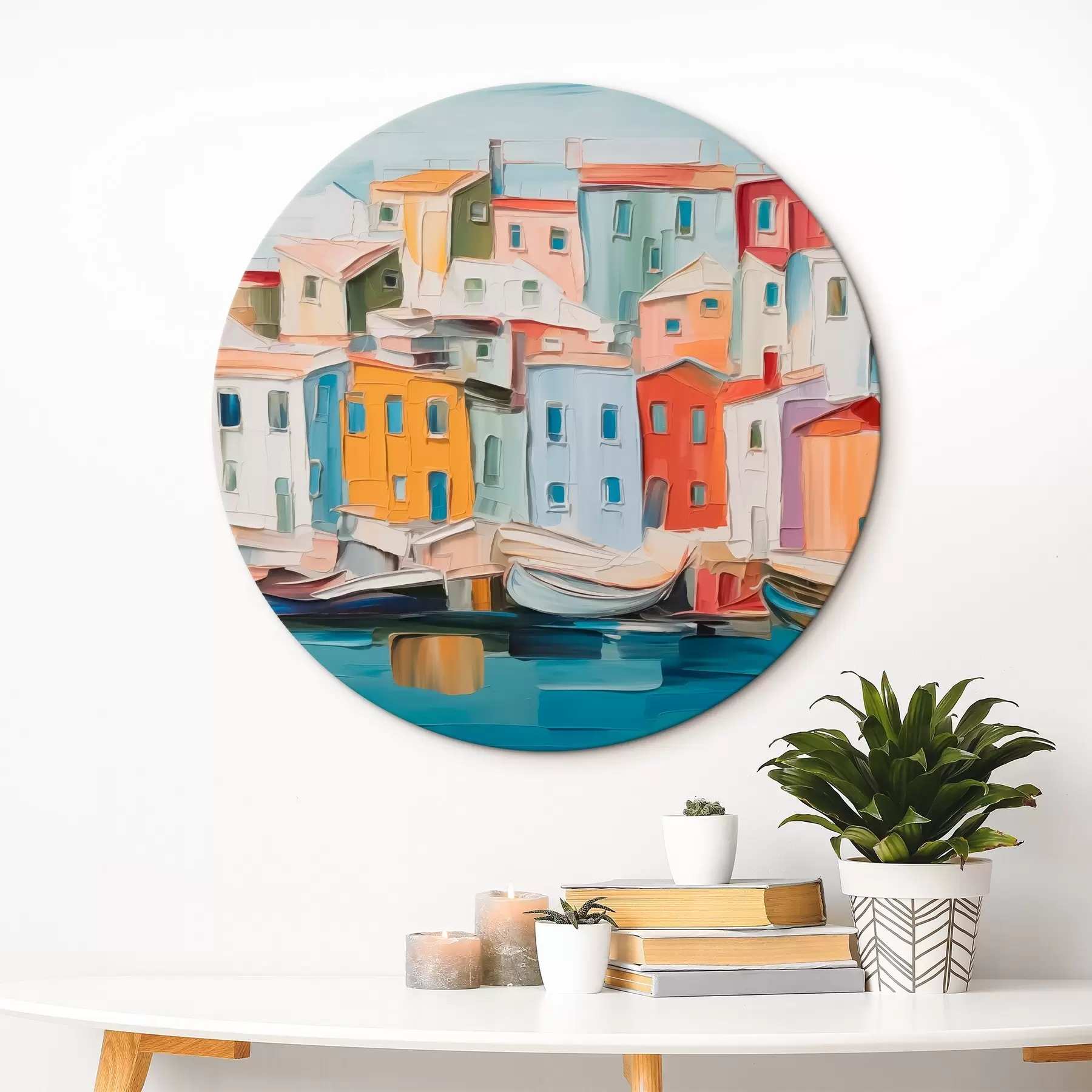 Glezna Abstraktas pilsētas mājas r44783